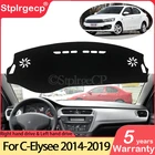 Противоскользящий коврик для приборной панели для Citroen C-Elysee, 2014, 2015, 2016, 2017, 2018, 2019, коврик для защиты от солнца, автомобильные аксессуары C Elysee