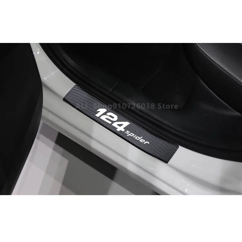 

Для Fiat 124 автомобиль, Человек-паук Стикеры s Авто дверные ручки накладка протектор Стикеры Наклейка Автомобильные аксессуары для мини-4 шт.