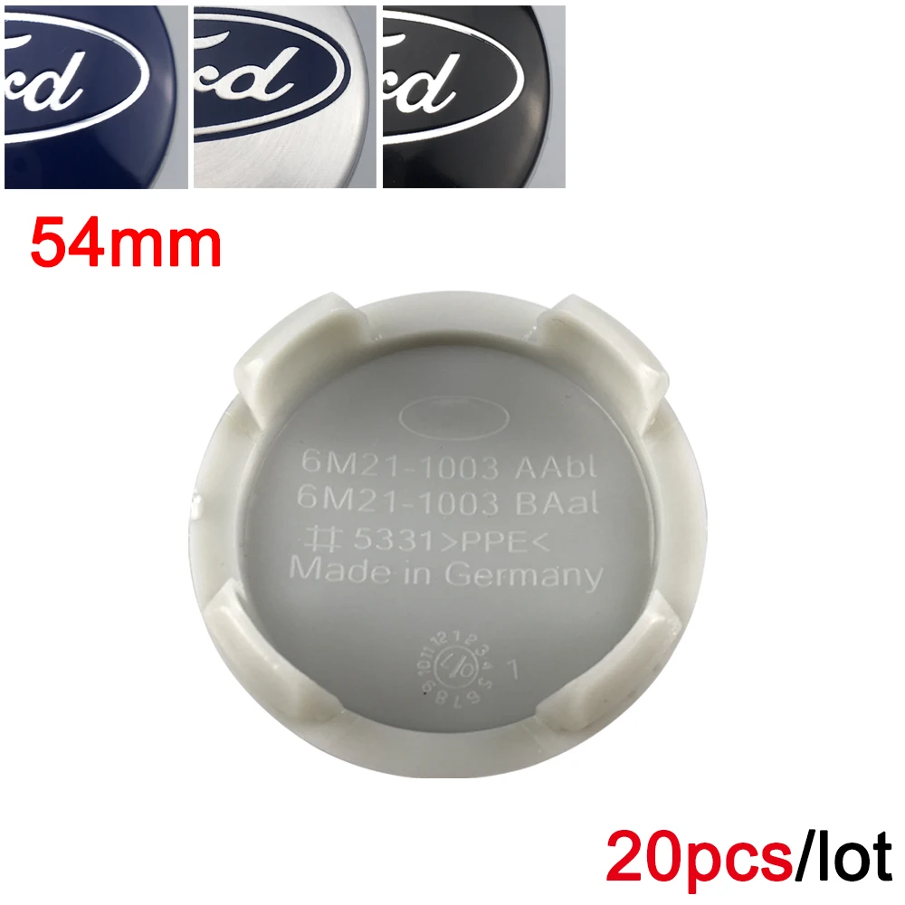 20 шт. 54 мм Синий Черный Автомобильный Стайлинг женский значок для крышки