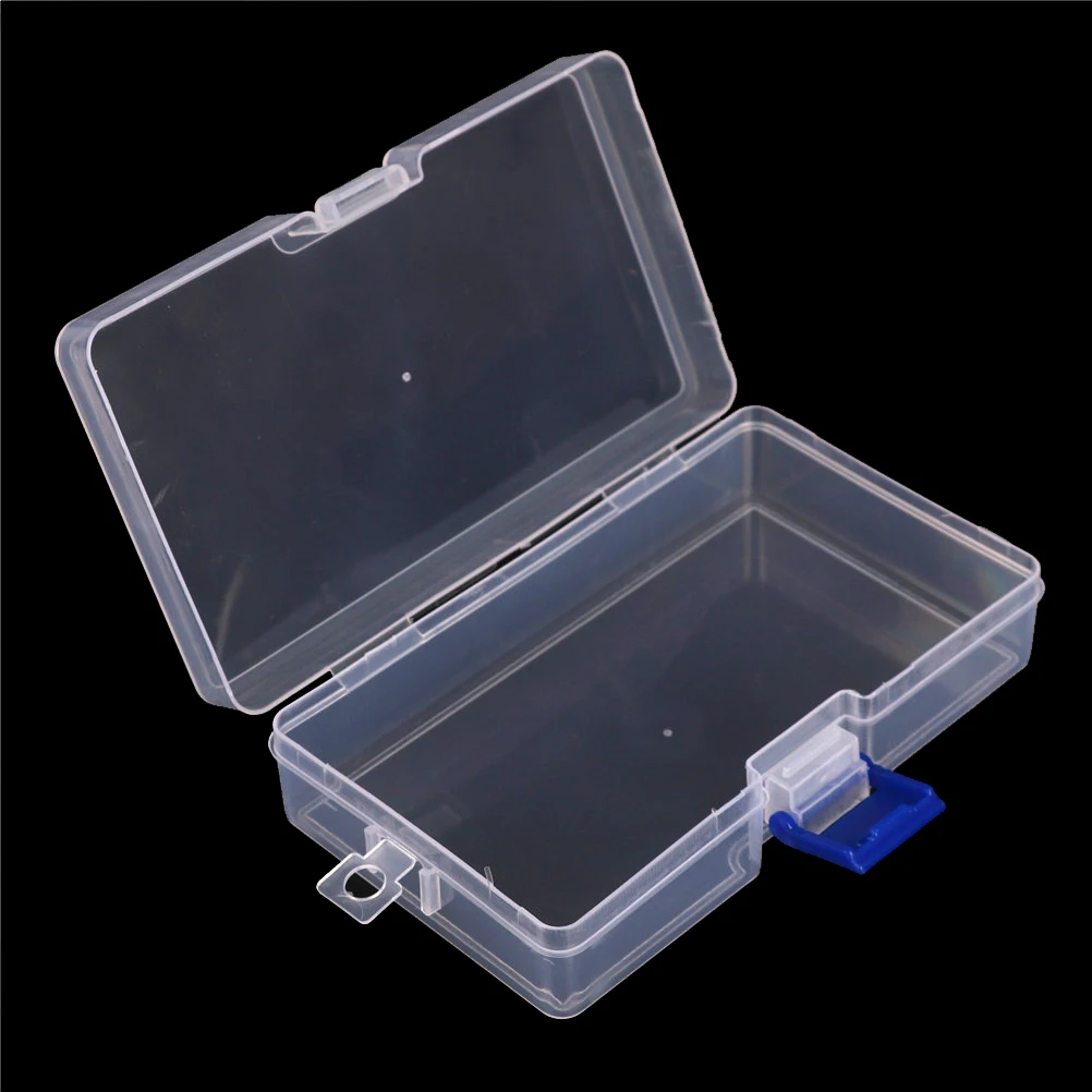 Plastic Clear Transparent Mini Durable With Lid Collection Jewelry Necklace Storage Container Case Box Holder Craft Organizer | Дом и сад