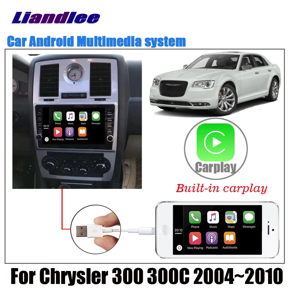 Для Chrysler 300 300C 2004 2010 Android 8 1 оригинальный автомобильный стиль стерео экран Carplay DSP GPS
