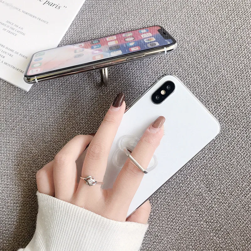 Универсальный держатель с кольцом на палец для iPhone Samsung Huawei настольная подставка