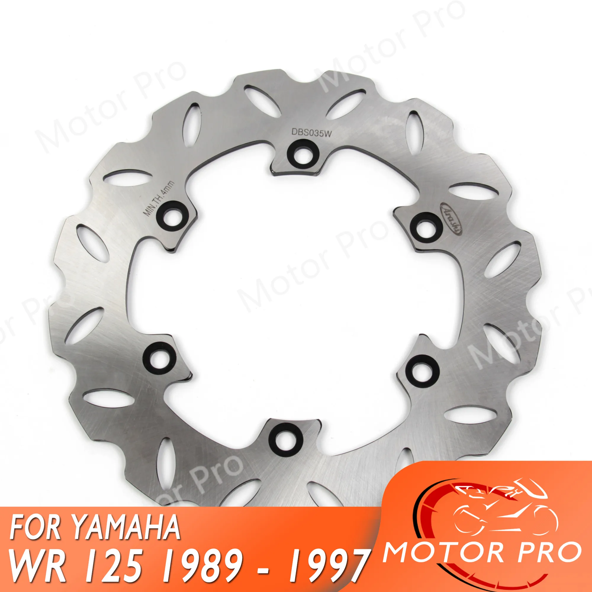 Задний тормозной диск WR125 YZ125 для YAMAHA WR 125 1989 1990 1991 1993 1994 1995 1996 1997 YZ ротор тормозного