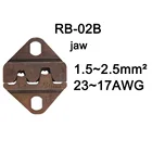 Мини-обжимные плоскогубцы LUBAN, наборы пресс-форм для серии RB 1,5-2,5 мм2, RB02B