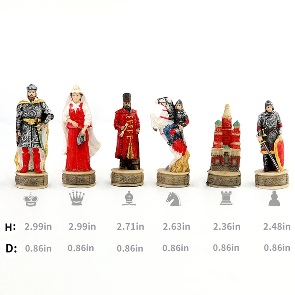 Персонажи войны Россия против Монголии война Резина шахматы тема настольная