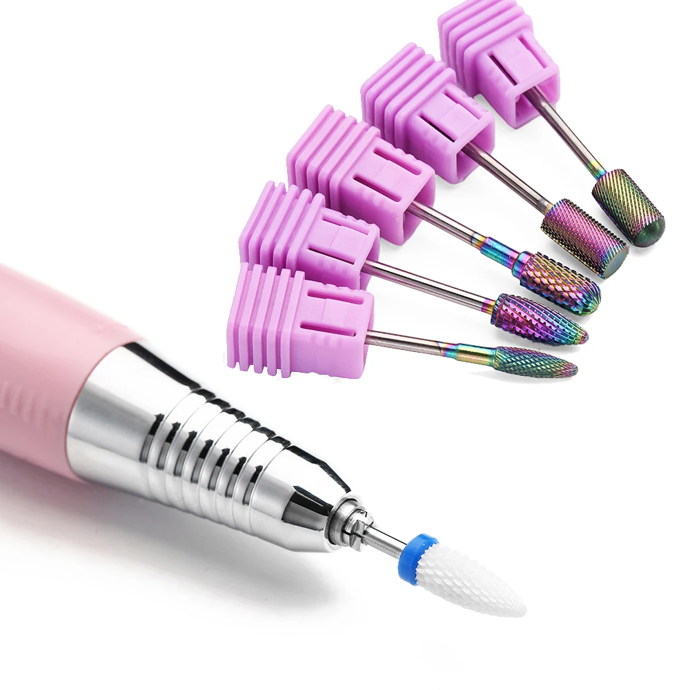 Карбид Вольфрам керамический сверло для ногтей заусенцев фреза машинка маникюра