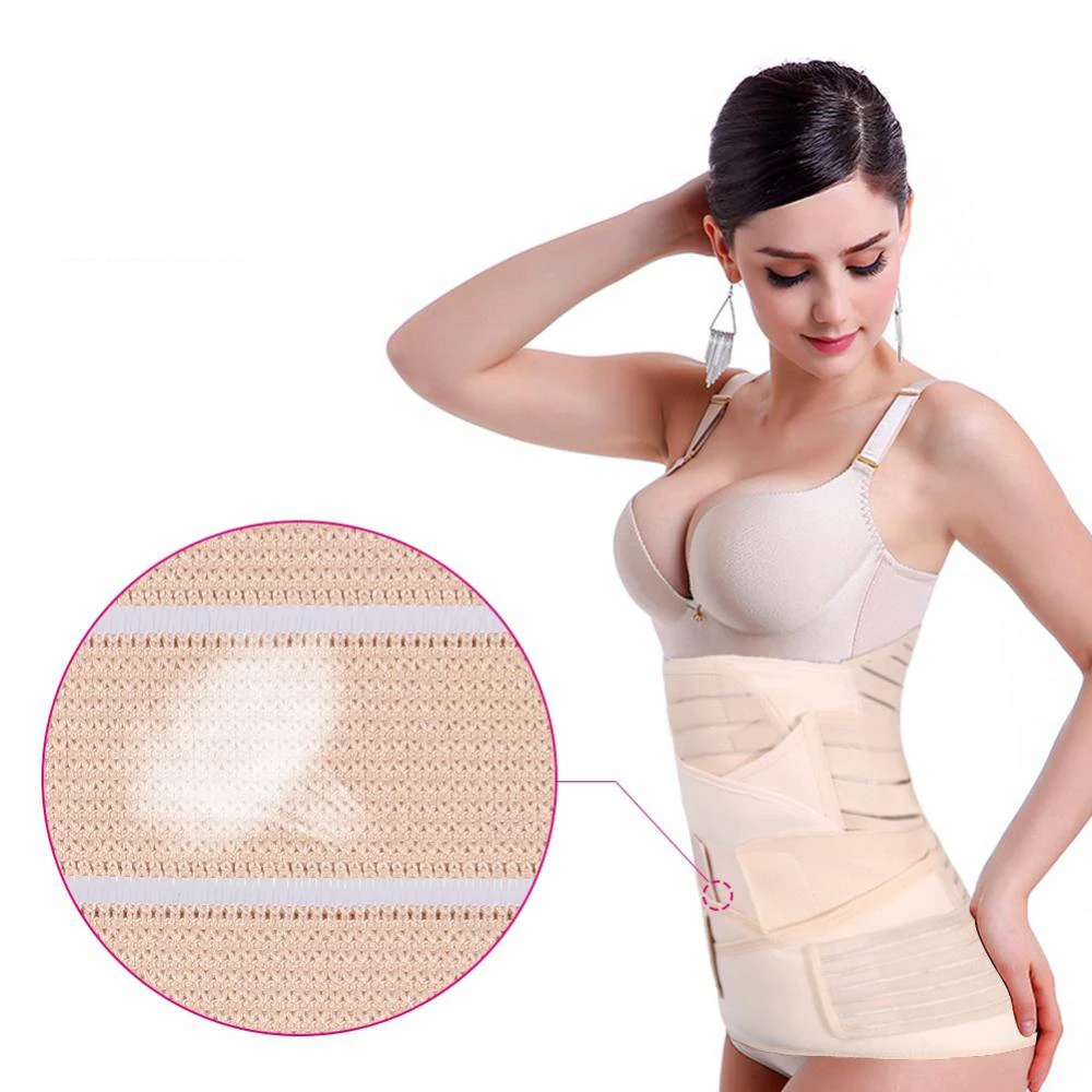 Дышащий эластичный послеродовой пояс для восстановления 3 в 1-послеродовой