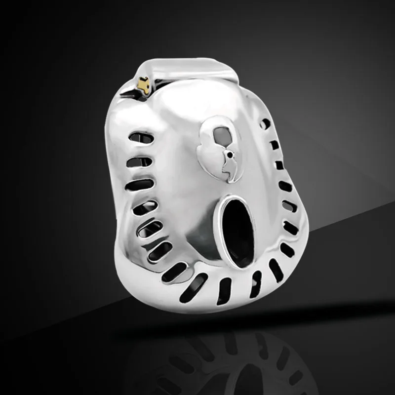 Полностью закрытый мужской пенис из нержавеющей стали клетка верности