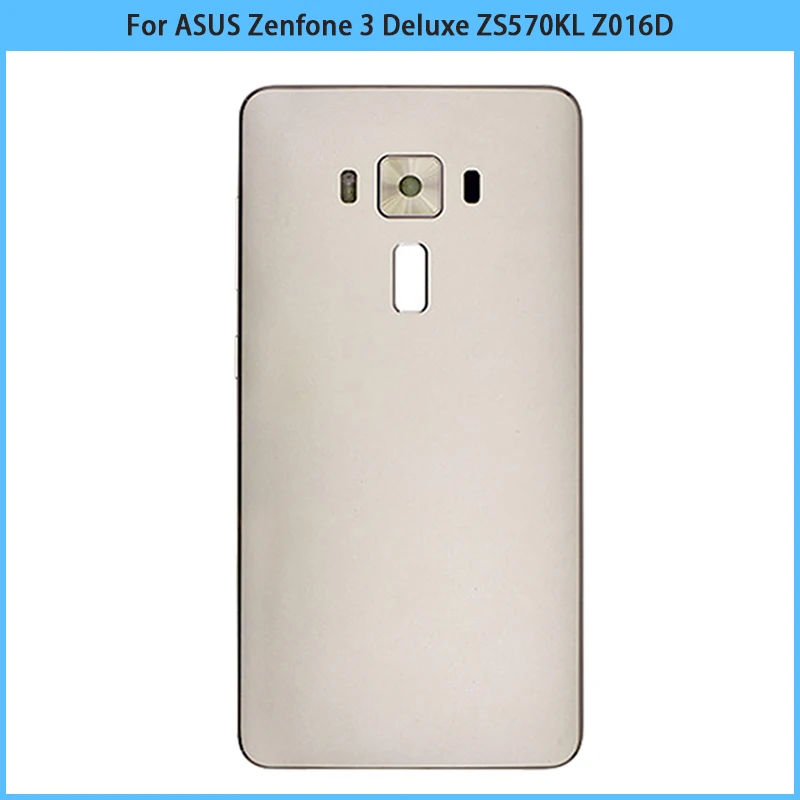 New Rear Housing Case For ASUS Zenfone 3 Deluxe ZS570KL Z016D Battery Back Cover Metal Door Replacement Part With Side Button | Мобильные