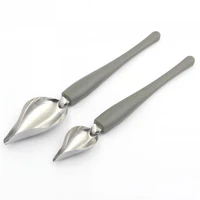 stainless steel chef draw spoon portable mini chef sauce painting decor spoon tool kitchen specialty spoons utensils accessories