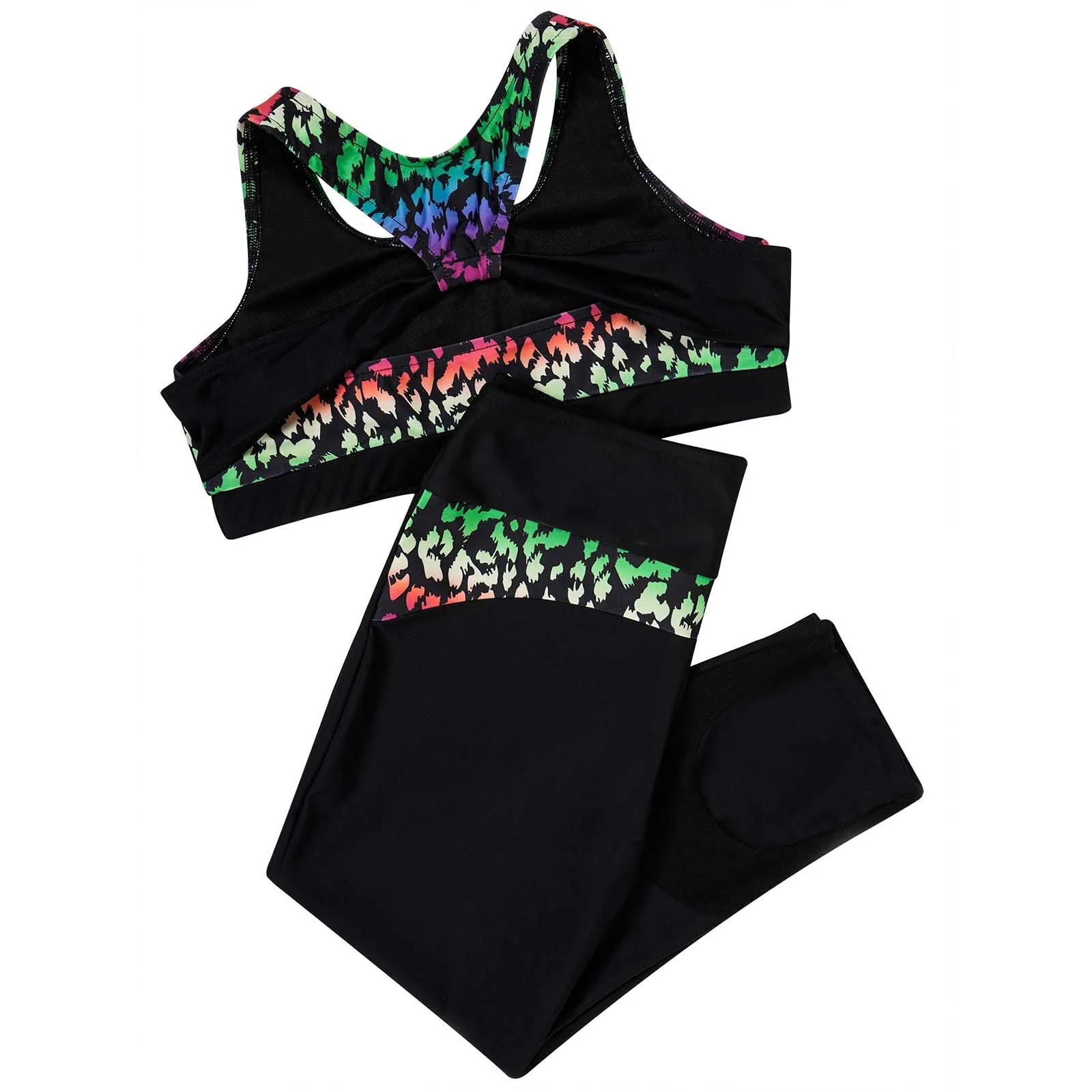 2 предмета детское платье для девочек с принтом спортивный костюм без рукавов