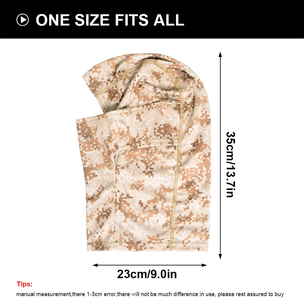 Крутая камуфляжная Балаклава крышка для головы велосипедная маска полное