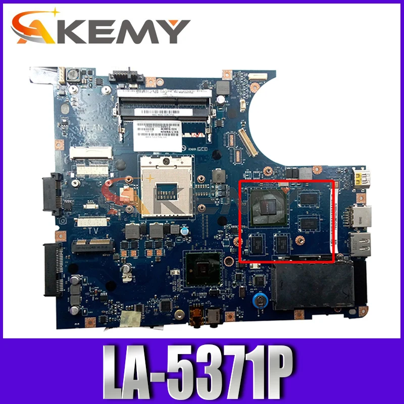 Материнская плата для ноутбука LENOVO Ideapad Y550P материнская NIWBA LA-5371P 11011662 HM55 N10P-GS-A2 |