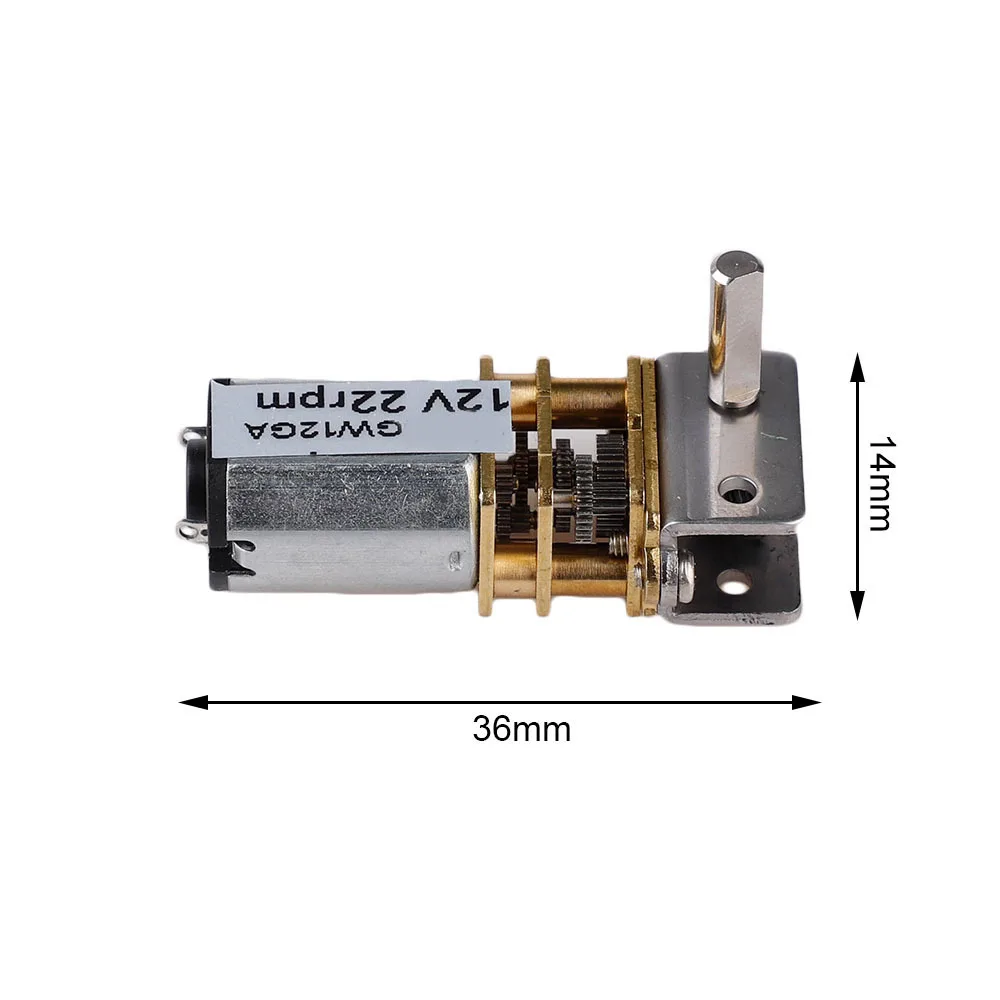 Мотор-редуктор червя микро-робот дверной замок миниатюрный червь Редукционный