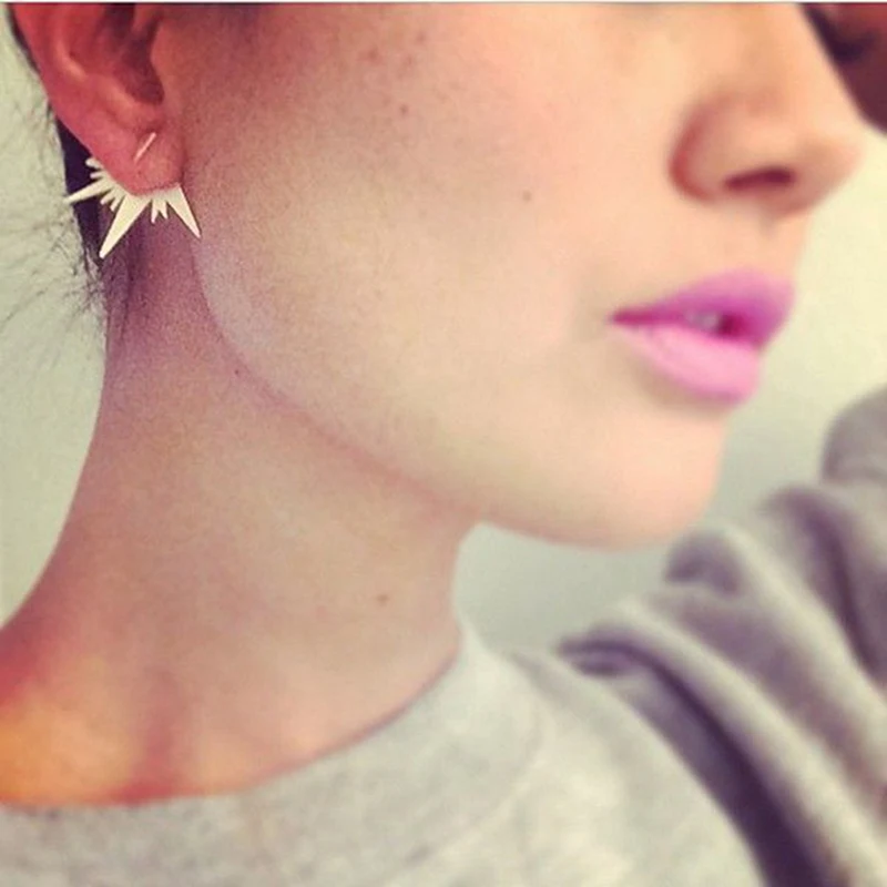 Креативные взрывные фейерверки Простые Модные дикие индивидуальные серьги