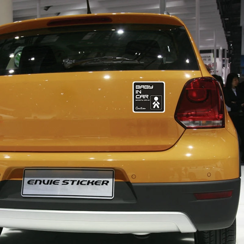 Noizzy автомобильная виниловая наклейка Малыш в машине предупреждающая