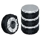 Универсальный чехол для автомобильного внедорожника, чехол для запасных колес из полиэстера, ткань Оксфорд, 1 шт., 4 шт., 13-19 дюймов