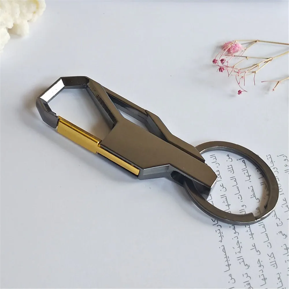 

Key chain Key ring Silver Color metal inlay keychain for Classic men car key Chain Romantic Gift For Man Women