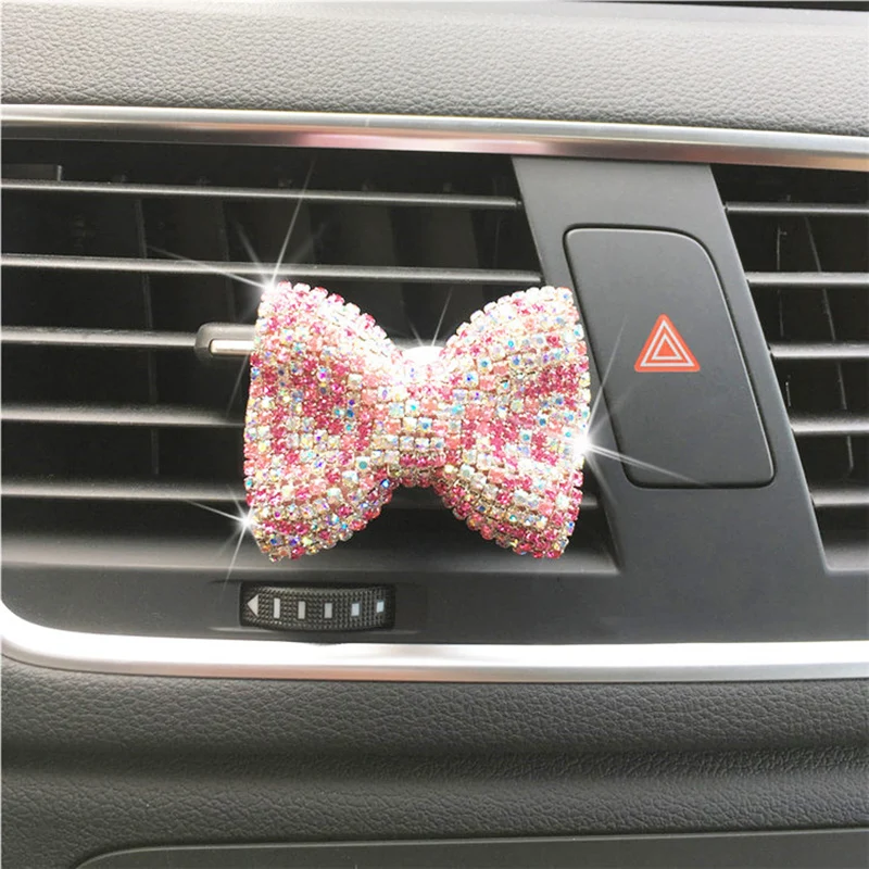 Автомобильный Стайлинг Хрустальный бант автомобильный освежитель воздуха