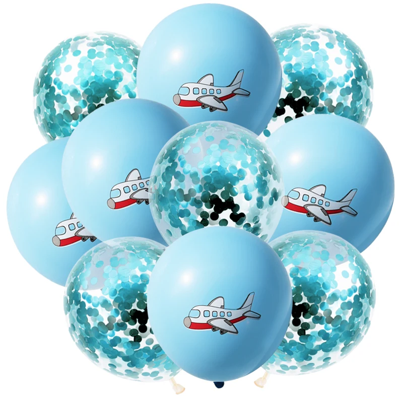 

Латексные шары-автомобили и самолеты, 12 дюймов, 10 шт.