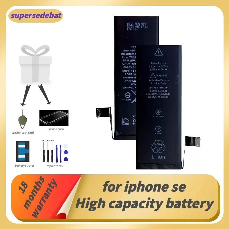 

Supersedebat для Apple Iphone Se аккумулятор для Iphone Se Аккумулятор Электрический аккумулятор для IPhone 5se мобильный телефон аккумулятор Aku