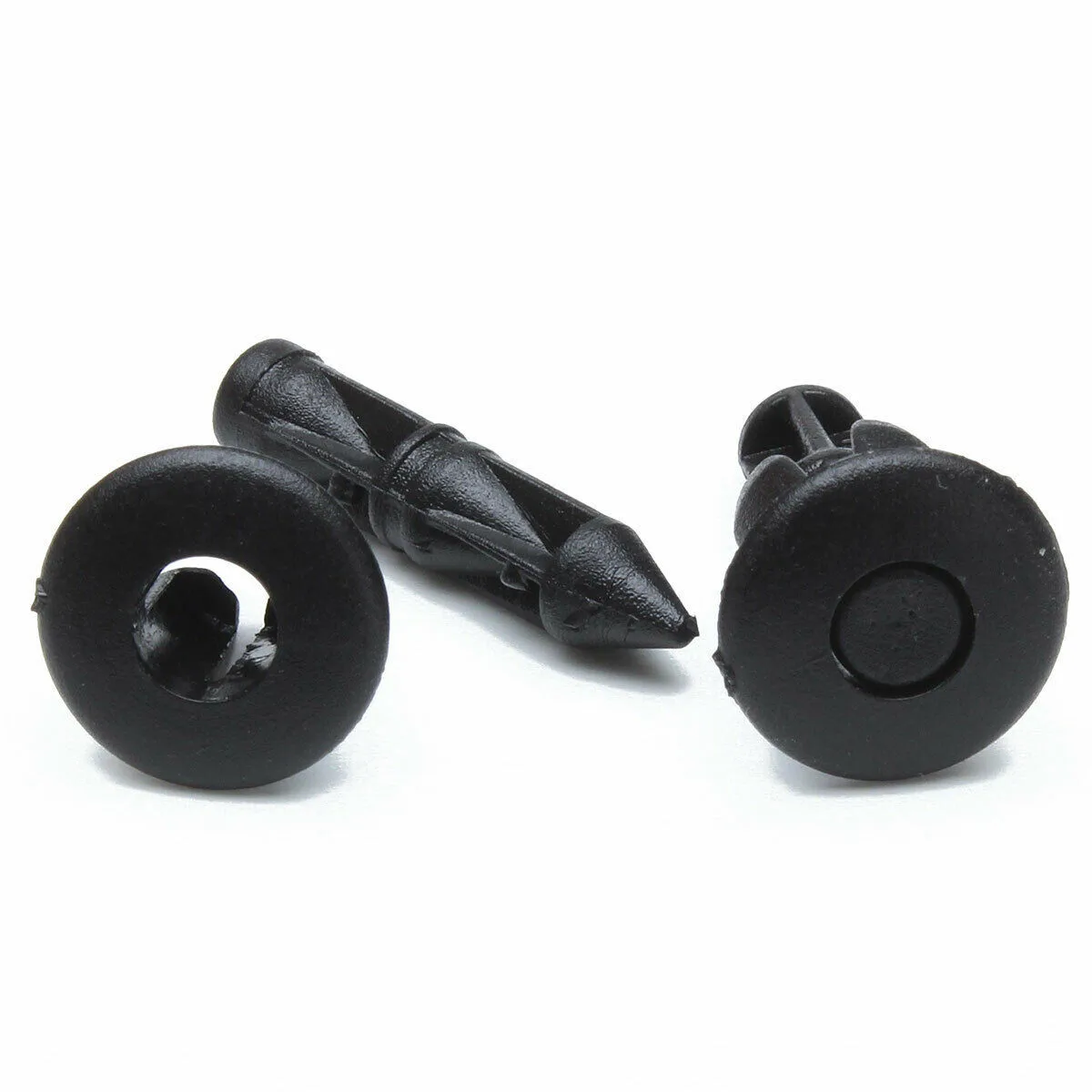 

For Honda Snap Clips Parts Plastic 6MM Black Fairings Durable New Practical