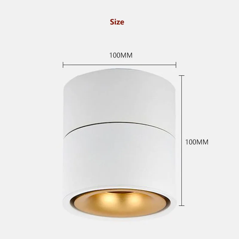 $13.95 LED downlight ceiling spot light indoor lighting, 7W, 12W, 15W, suitable for kitchen, living room, bathroom surface mounted