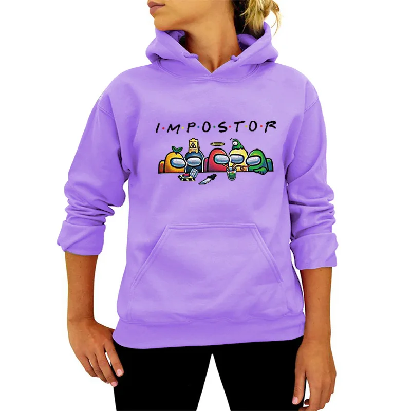 

Among US Impostor Cute Funny Autumn Hoodies Cartoon Pattern Printed Men's and Women's Fashion Spring Sweatshirts