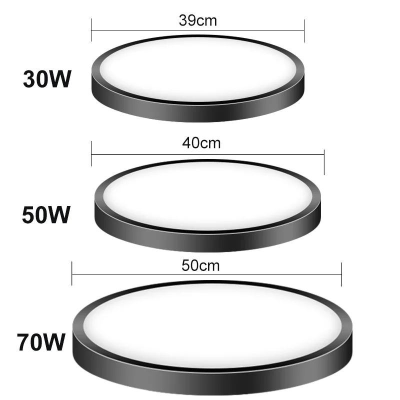 

Led Ceiling Lights Fixture 220V 30W 50W 70W 22W Modern Ceiling Lamp Lights for Living Room Bedroom Kitchen Changeable Colors