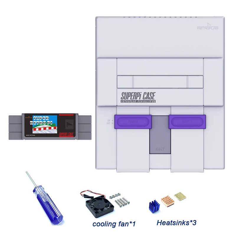 Чехол Retroflag SUPERPi чехол J U NESPi для Raspberry Pi 3B Plus (3B +)/3B|Запасные части| |