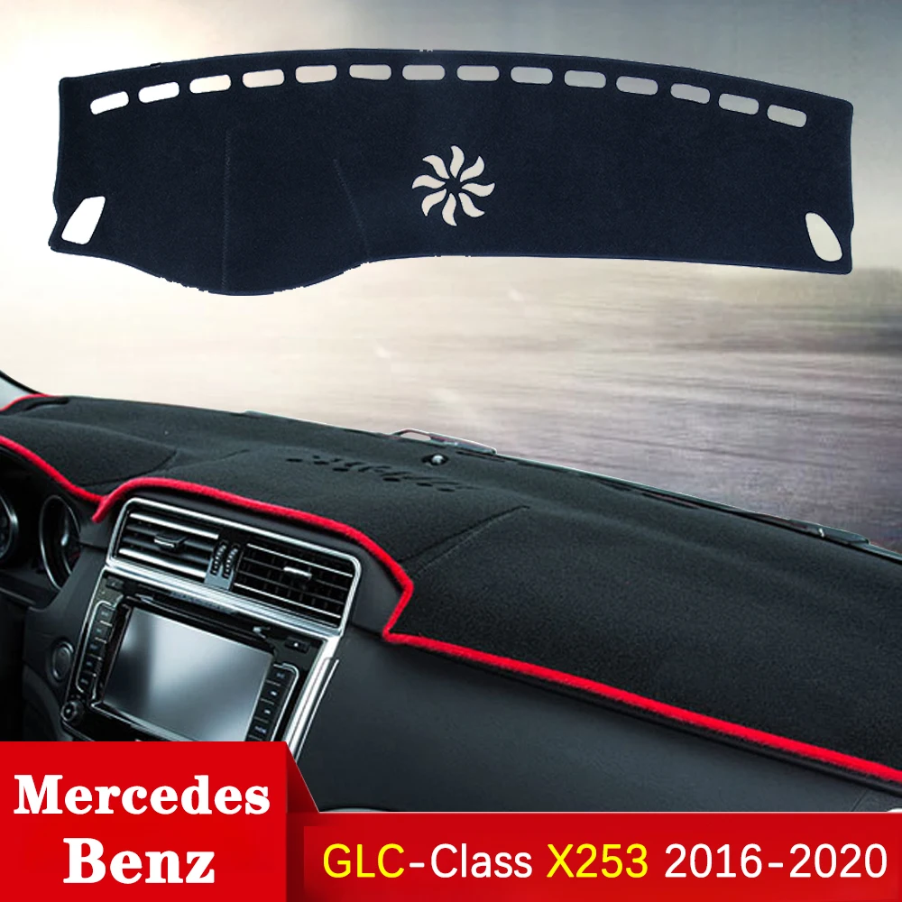 

For Mercedes Benz GLC Class Coupe X253 C253 Anti-Slip Mat Dashboard Sunshade Dashmat Carpet Accessories 2016 2018 GLC300 200 220