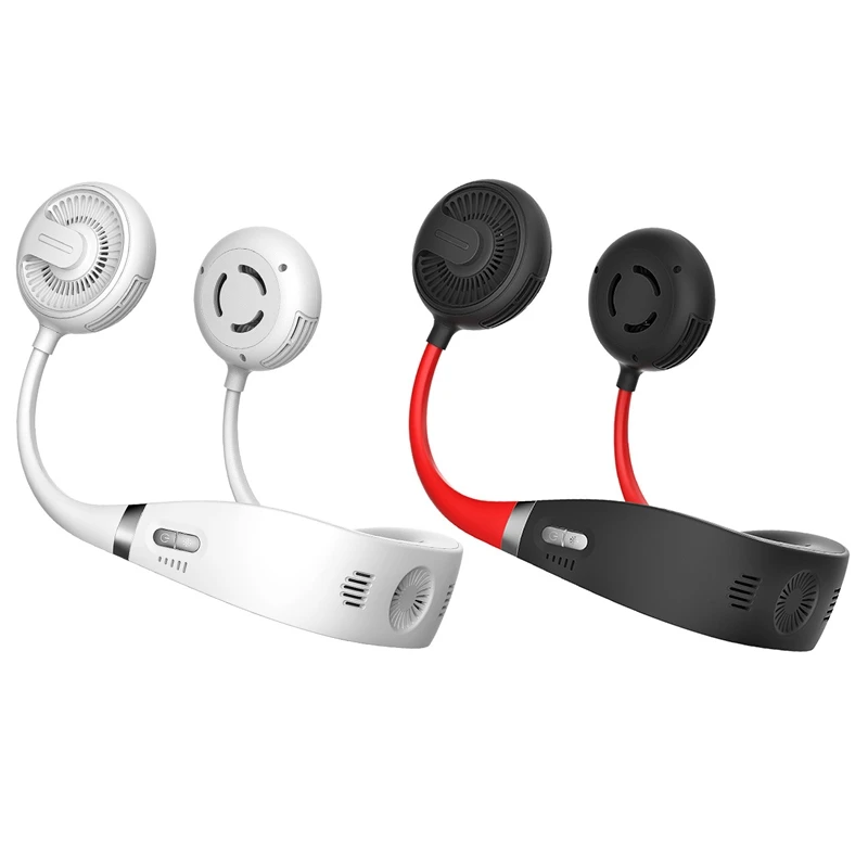

Bladeless Neck Fan, 360 Cooling Hands Free Sports Fan, 3000MAh USB Rechargeable Mini Personal Air Cooler