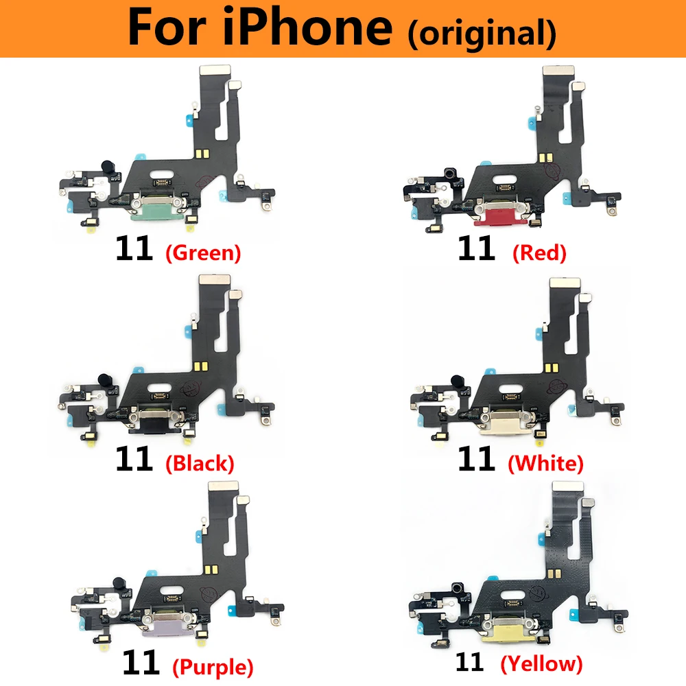 

100% New Original For Iphone 11 USB Charging Port Connector Board Flex Cable For Iphone 11 Pro Max Charging Port Connector Flex