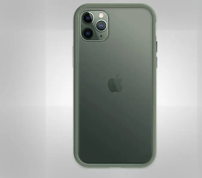 sky green DEVILCASE Devilshield для iPhone 11, iPhone 11 Pro, iPhone 11 Pro Max ТПУ бампер+ задняя прозрачная стеклянная панель - Цвет: sky green