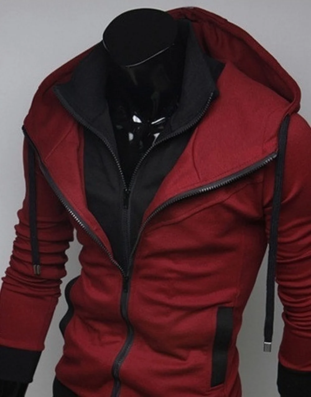 

2021 Fashion Spring Hooded Coat Men Casual Cardigan Sweater Jacket Plus Size S-3XL Zipper Street Mens Jackets And Coats