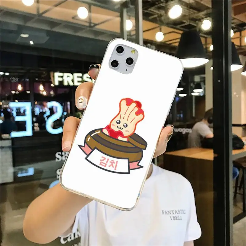 hotcashop korean cuisine kimchi phone case for iphone 12 pro max mini 11 pro xs max 8 7 6 6s plus x 5s se 2020 xr cover free global shipping