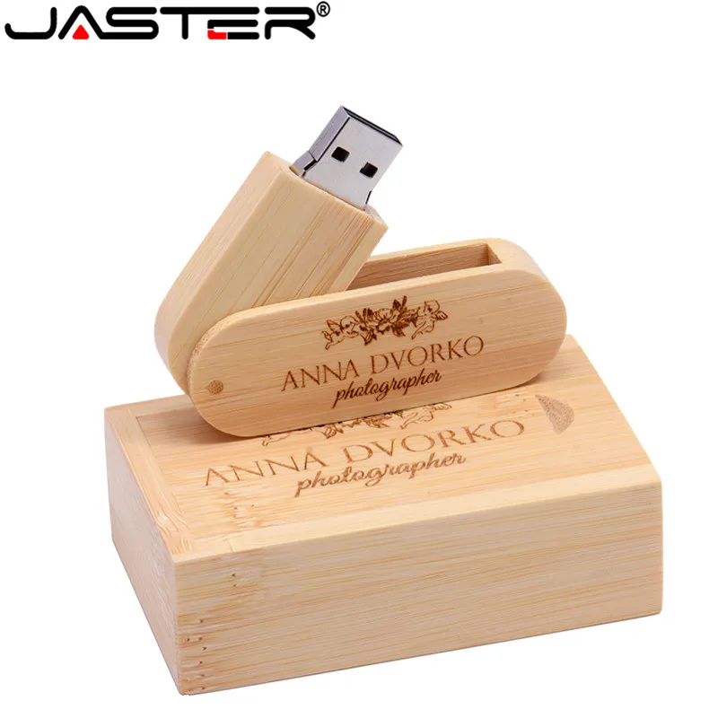 JASTER 5 цветов деревянный + коробка логотип Фотография Печать usb флэш накопитель 4 ГБ