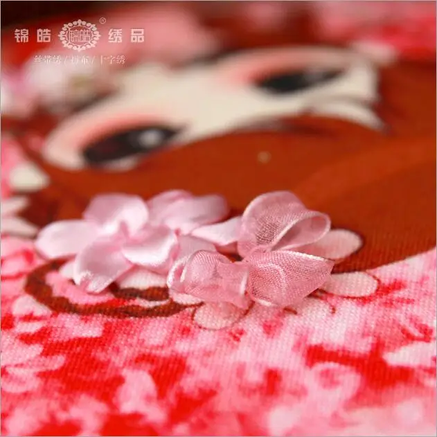 Набор наволочек 45x45 см с изображением вишни феи ангела для вышивки лентами | Дом и