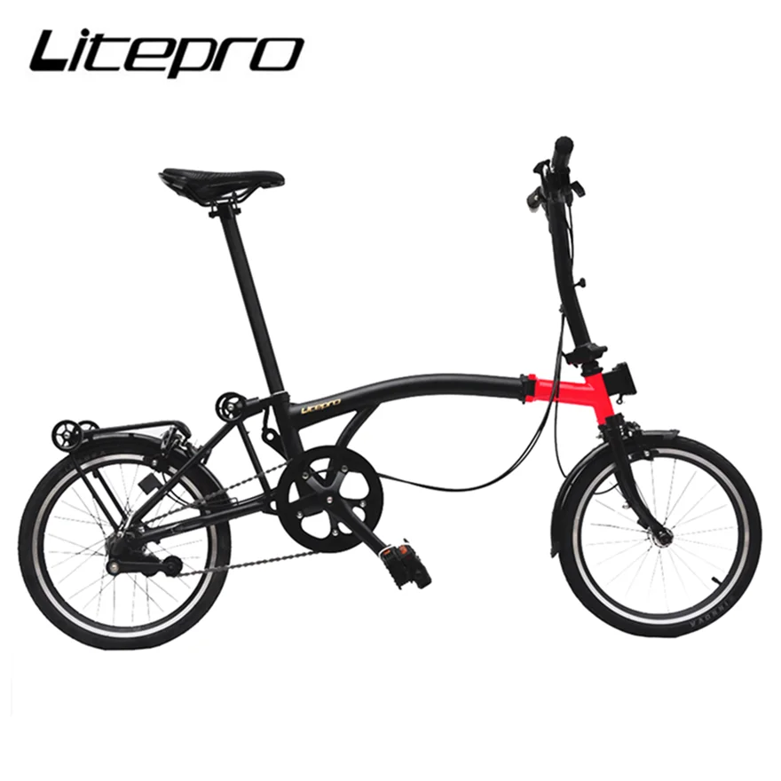 Litepro складной велосипед 16 дюймов 349 внутренний 3 скорости стальная рама для