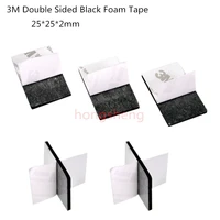 20pcs double sided black foam tape strong pad mounting adhesive strong stickers ideal for hook panel doorplate photo frame