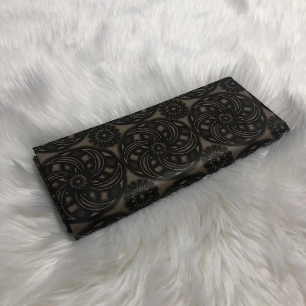 8 polyester quality Африканский стиль Африканский Базен Riche Brode ткань морская парча Дамасская Shadda кружевная ткань для мужчин ткань в 5 ярдов AB30 - Цвет: 8 polyester quality