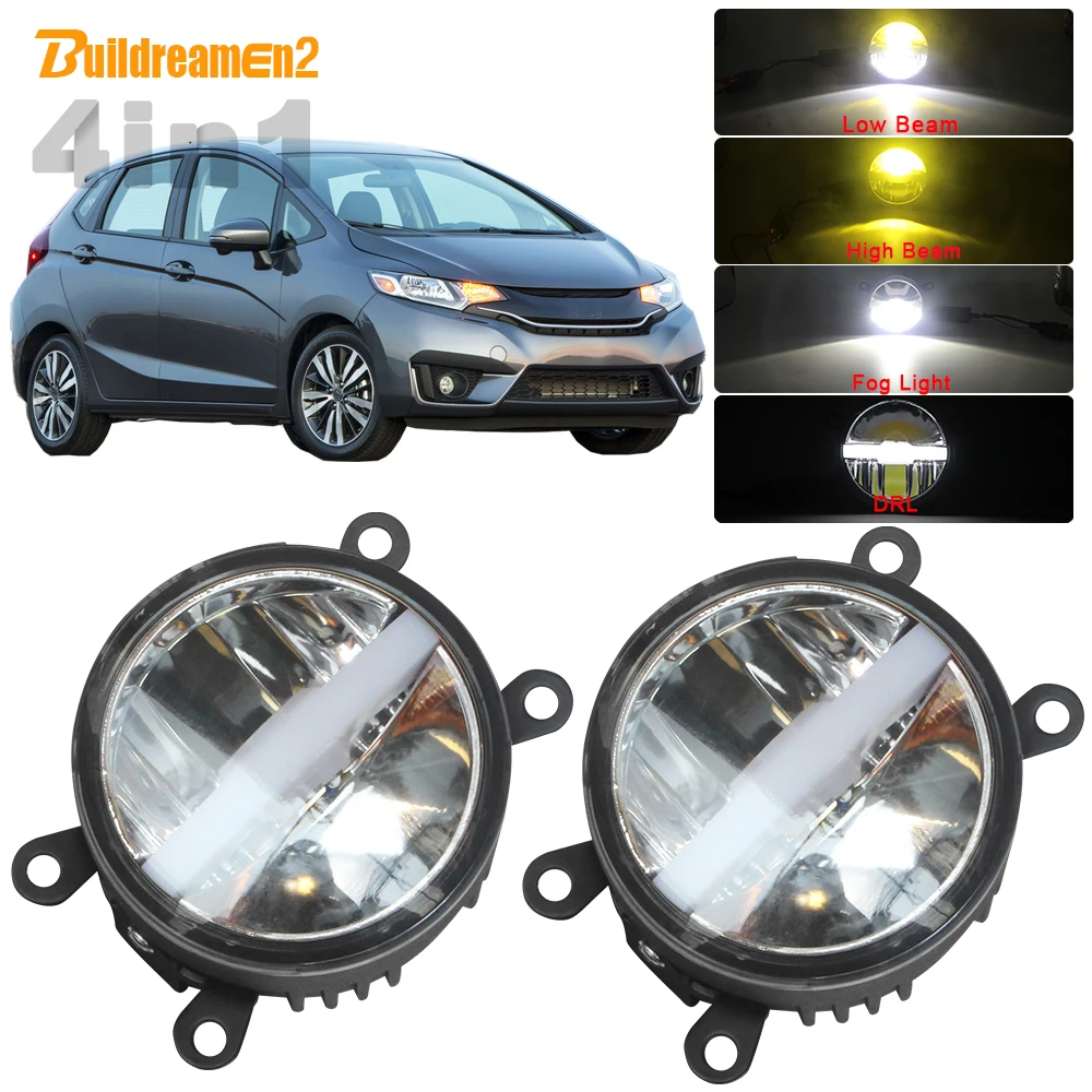 Автомобильный светодиодный светильник комплект туман + головной Высокая пучка