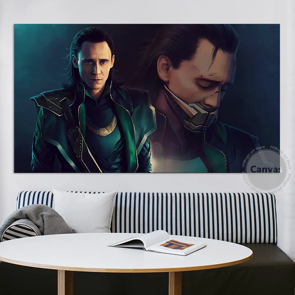 Кино Локи холст украшение принты плакат Настенный декор картины домашний