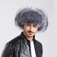 winter hat bomber snow cap pilot trap faux fur snow hot and cold soviet union usinka gift russian