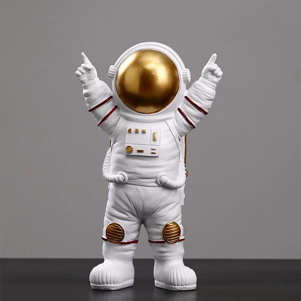 

Ornament Gift Car Accessories Resin Sculpture Art Crafts Boy Office Stand Astronaut Statues Spaceman Figurine Desktop Home Decor