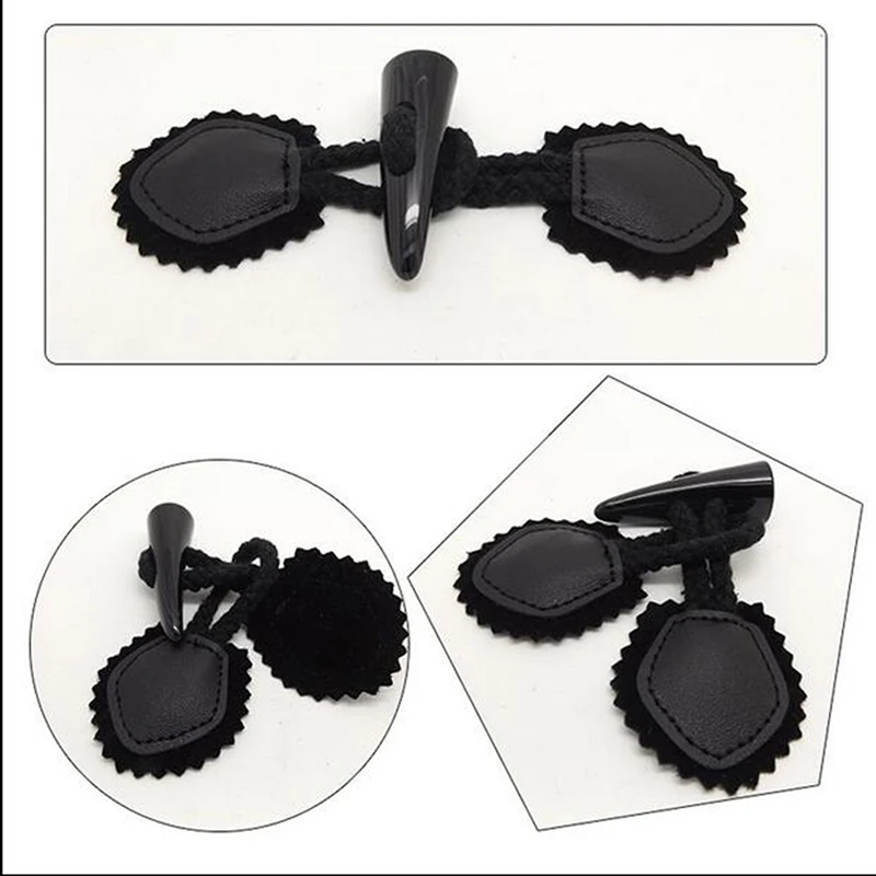 2021 New Large Toggle Buttons Duffle Novel Design Coat Knitting Cardigans Cape for Clasp Fasteners Clothing Accessories Suoolies | Дом и сад