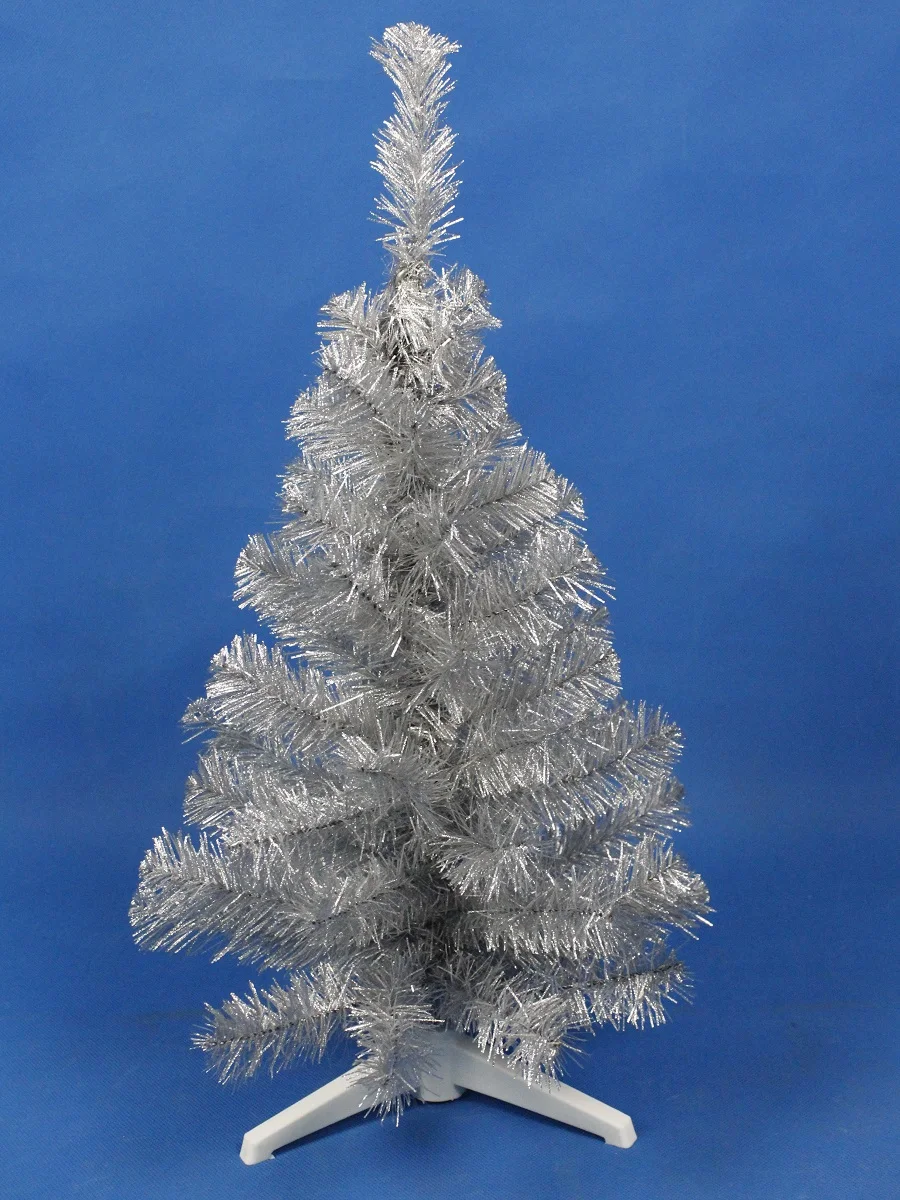 Ель декоративная 0 5 м серебро матовое | Дом и сад