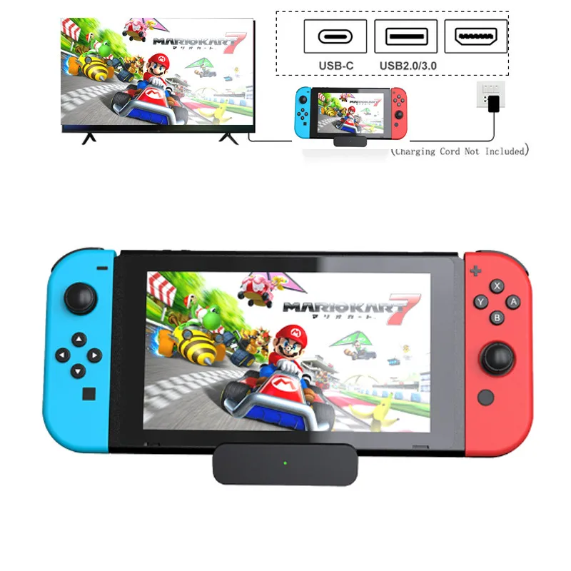 Vogek USB 3 0 Nintendo Switch консоль видео конвертер зарядная док станция для Type C в HDMI