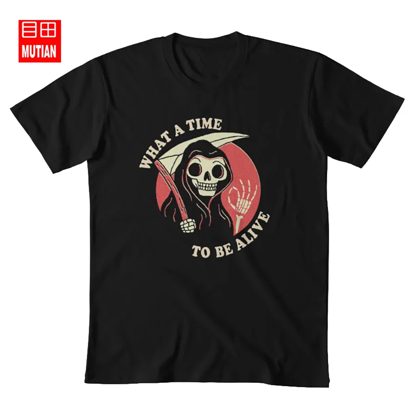 What A Time To Be Alive футболка смерти Грим жнец оккультный Ретро Винтаж Забавный юморный