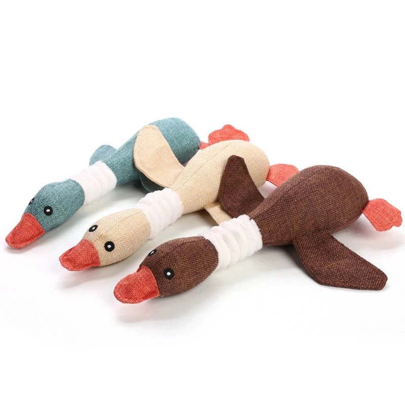 

3PC Cute Plush Chew Squeak Dog Toys Small Medium Pet Interative Toy Biting-Resistance Molar Clean Teeth Pets Accessories